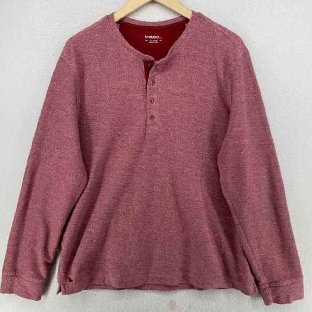 Untuckit Urey Cotton Blend Henley size XXL
